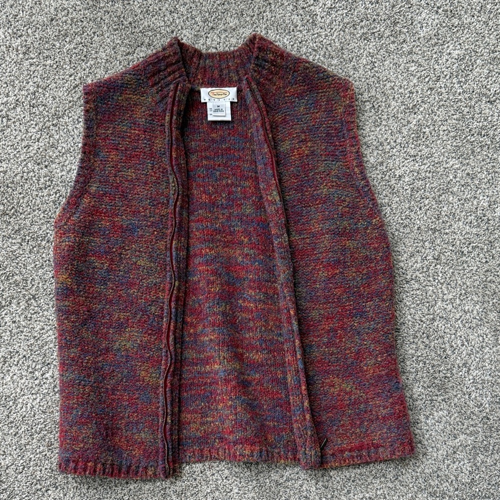 Talbots Multicolor Sweater Vest